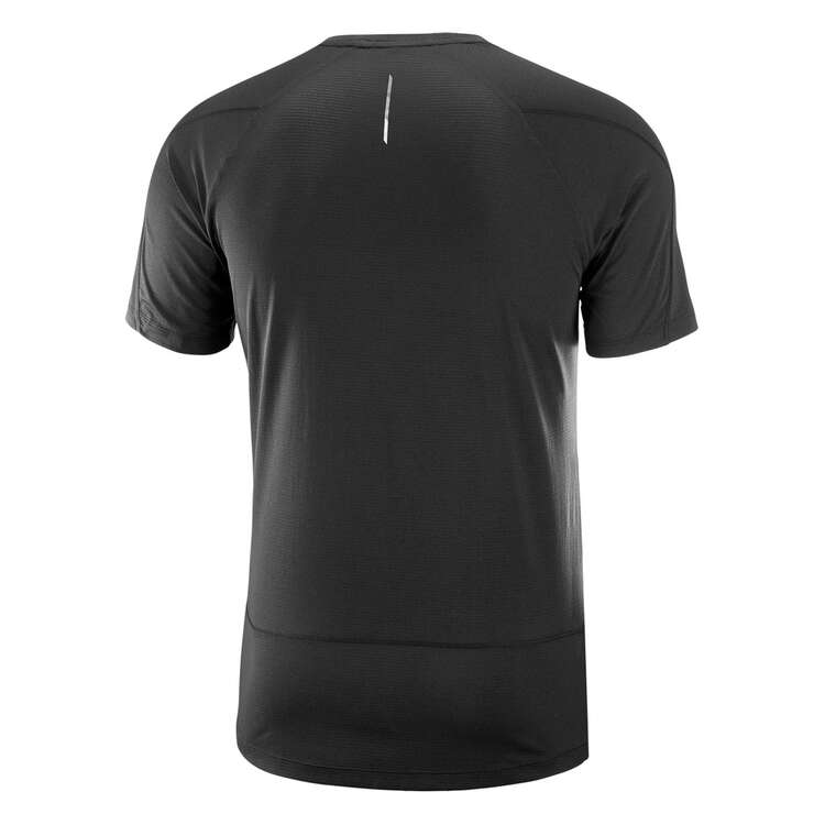 Salomon Cross Run SS Tee (Men's) - Deep Black - Find Your Feet Australia Hobart Launceston Tasmania