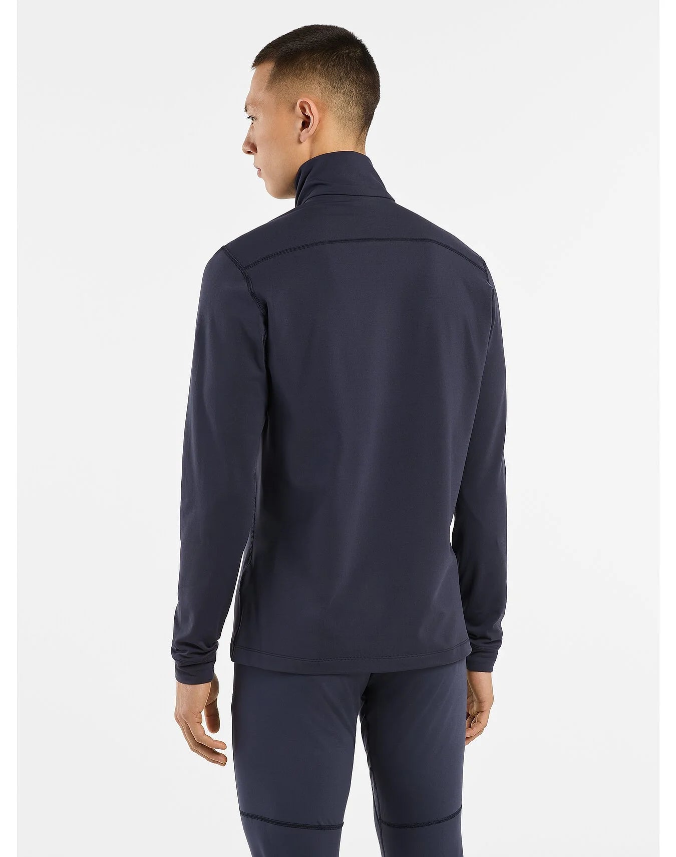 Arcteryx Rho LT Zip Neck (Men's) - Black Sapphire - Find Your Feet Australia Hobart Launceston Tasmania