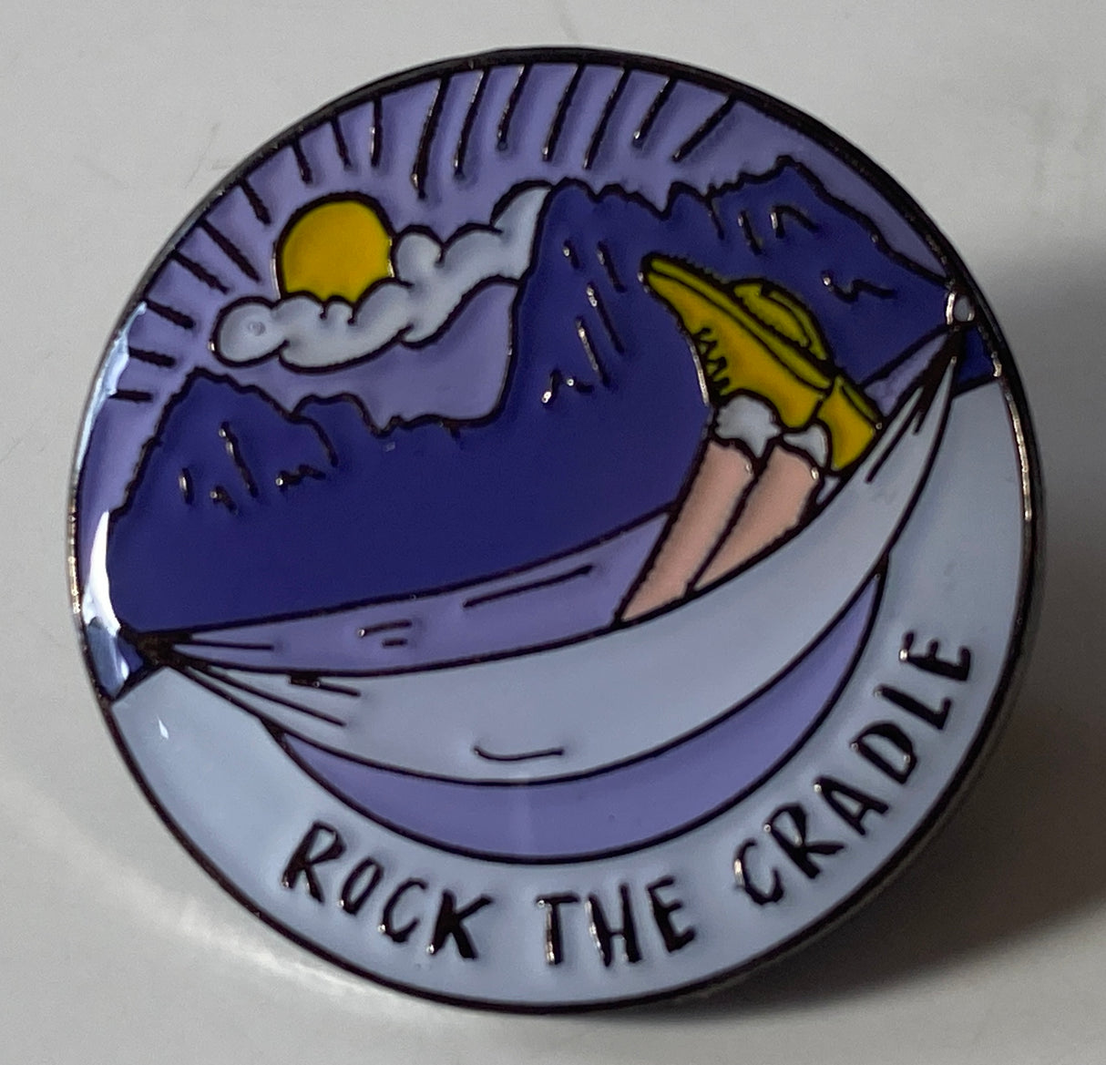 Wilder Trails Pins - Rock The Cradle - Find Your Feet Australia Hobart Launceston Tasmania