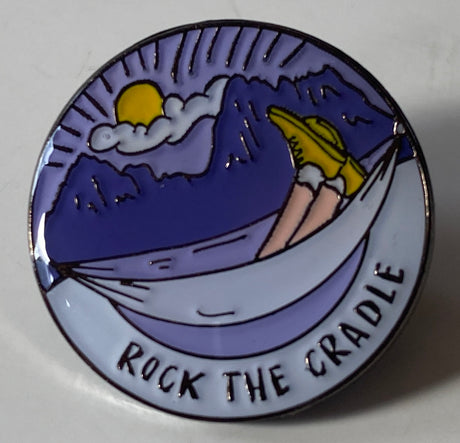 Wilder Trails Pins - Rock The Cradle - Find Your Feet Australia Hobart Launceston Tasmania