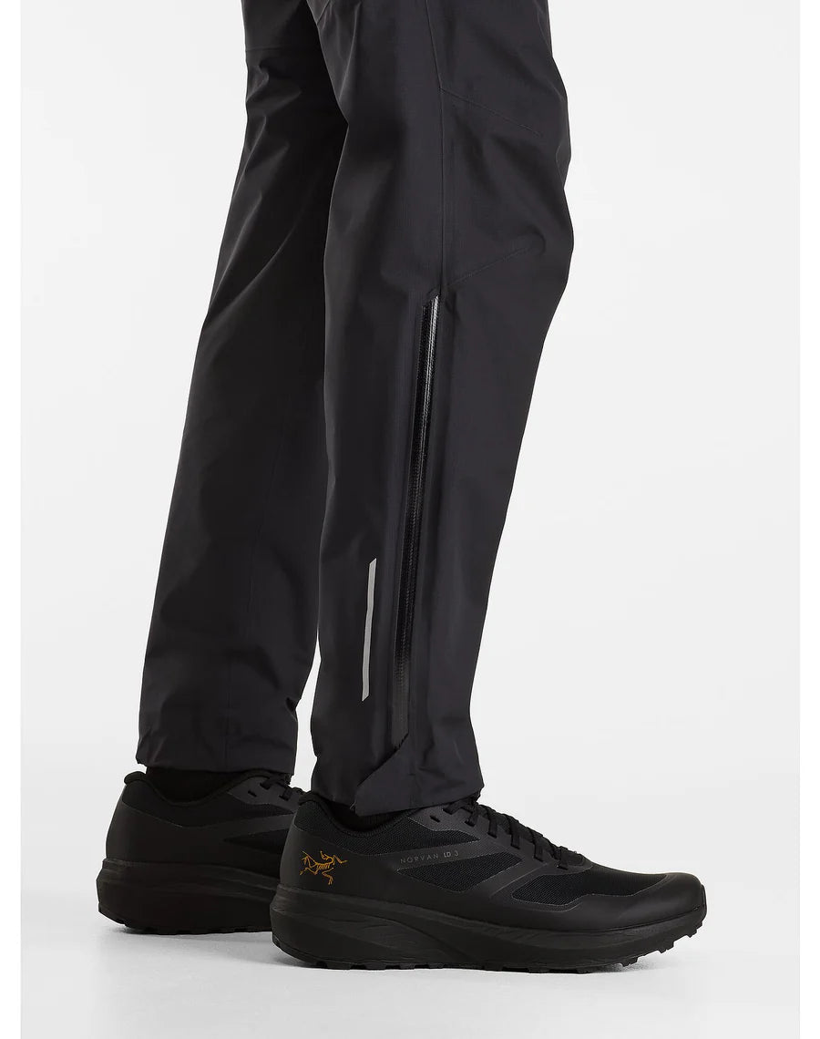 Arcteryx Norvan Shell Pant GTX (Men's) - Black - Find Your Feet Australia Hobart Launceston Tasmania