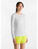 Arcteryx Taema Crew Neck Shirt LS (Women's) - Atmos Heather - Find Your Feet Australia Hobart Launceston Tasmania