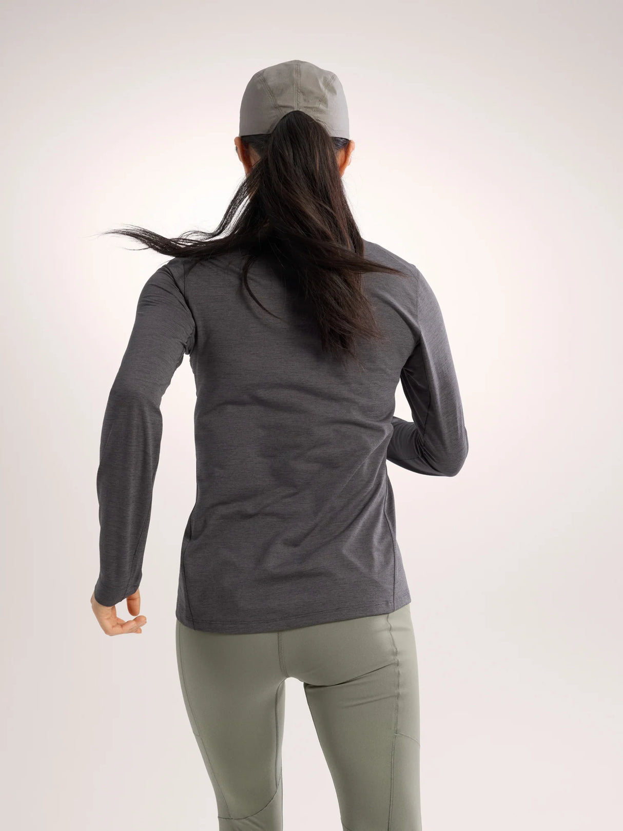 Arc'teryx Taema Crew Neck Shirt LS (Women's) - Black Heather - Find Your Feet Australia Hobart Launceston Tasmania