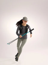 Arc'teryx Taema Crew Neck Shirt LS (Women's) - Black Heather - Find Your Feet Australia Hobart Launceston Tasmania