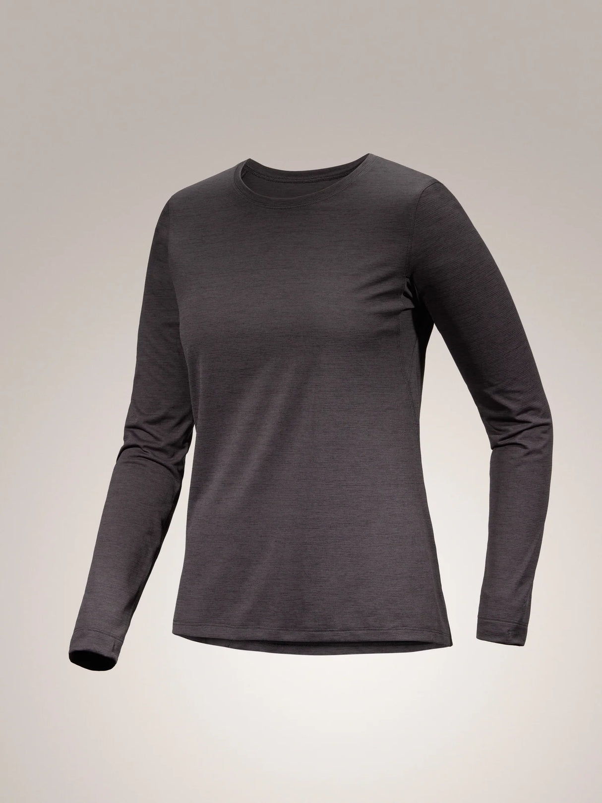 Arc'teryx Taema Crew Neck Shirt LS (Women's) - Black Heather - Find Your Feet Australia Hobart Launceston Tasmania