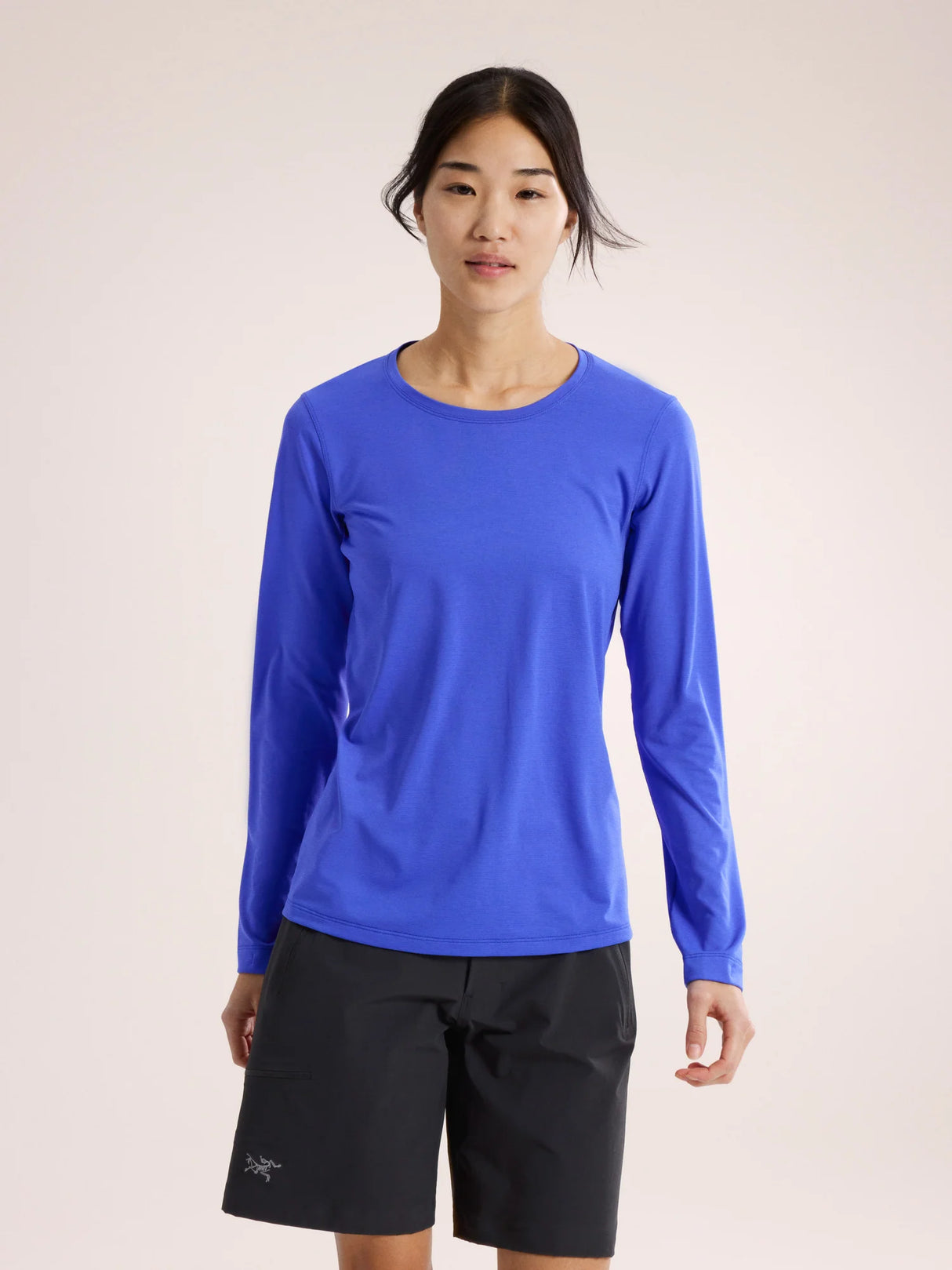 Arc'teryx Taema Crew Neck Shirt LS (Women's) - Electra Heather - Find Your Feet Australia Hobart Launceston Tasmania