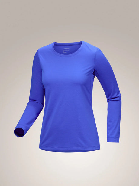 Arc'teryx Taema Crew Neck Shirt LS (Women's) - Electra Heather - Find Your Feet Australia Hobart Launceston Tasmania