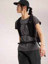 Arc'teryx Taema Crew Neck Shirt SS (Women's) - Black Heather - Find Your Feet Australia Hobart Launceston Tasmania