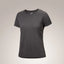 Arc'teryx Taema Crew Neck Shirt SS (Women's) - Black Heather - Find Your Feet Australia Hobart Launceston Tasmania