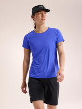 Arc'teryx Taema Crew Neck Shirt SS (Women's) - Electra Heather - Find Your Feet Australia Hobart Launceston Tasmania