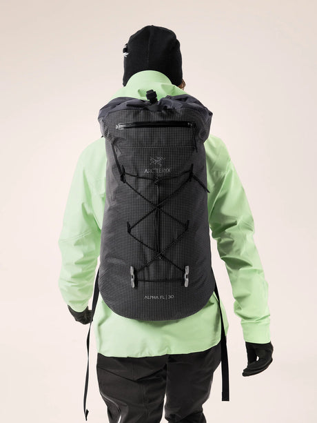Arc'teryx Alpha FL 30 Backpack - Black - Find Your Feet Australia Hobart Launceston Tasmania