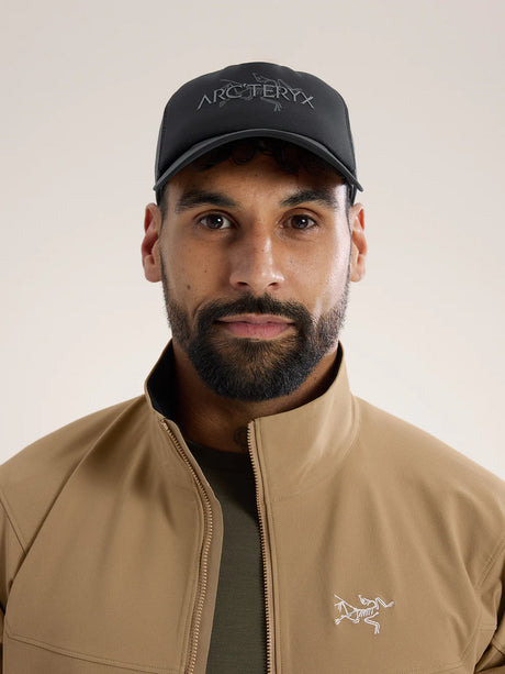Arc'teryx Bird Word Trucker Hat - Black/Cloud - Find Your Feet Australia Hobart Launceston Tasmania