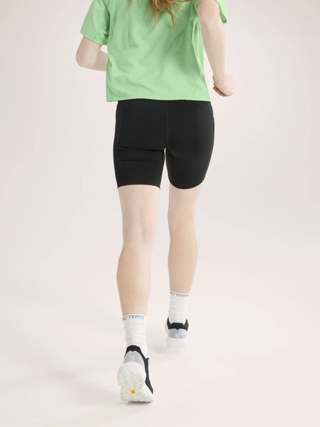 Arc'teryx Essent High-Rise Utility Shorts (Women's) - Black - Find Your Feet Australia Hobart Launceston Tasmania