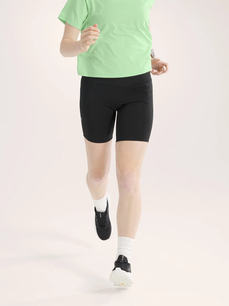 Arc'teryx Essent High-Rise Utility Shorts (Women's) - Black - Find Your Feet Australia Hobart Launceston Tasmania