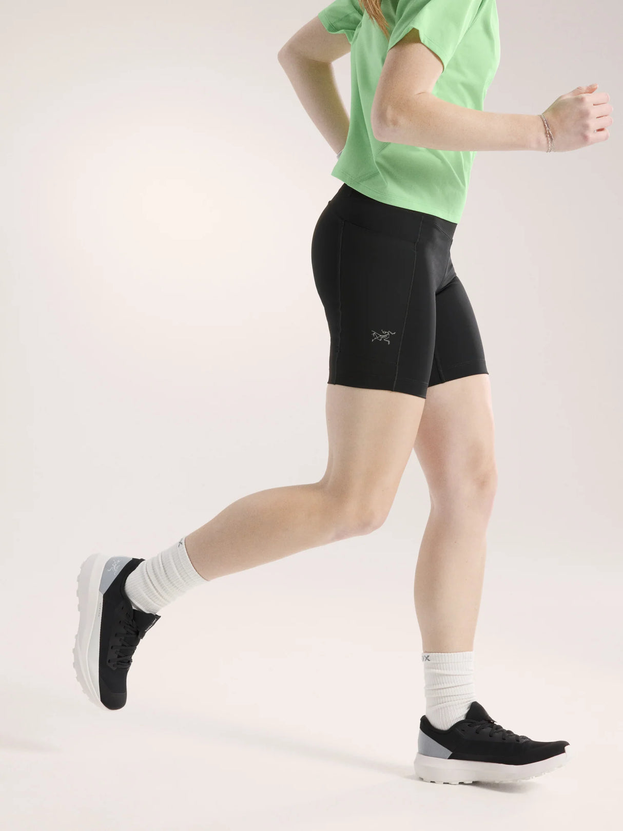 Arc'teryx Essent High-Rise Utility Shorts (Women's) - Black - Find Your Feet Australia Hobart Launceston Tasmania