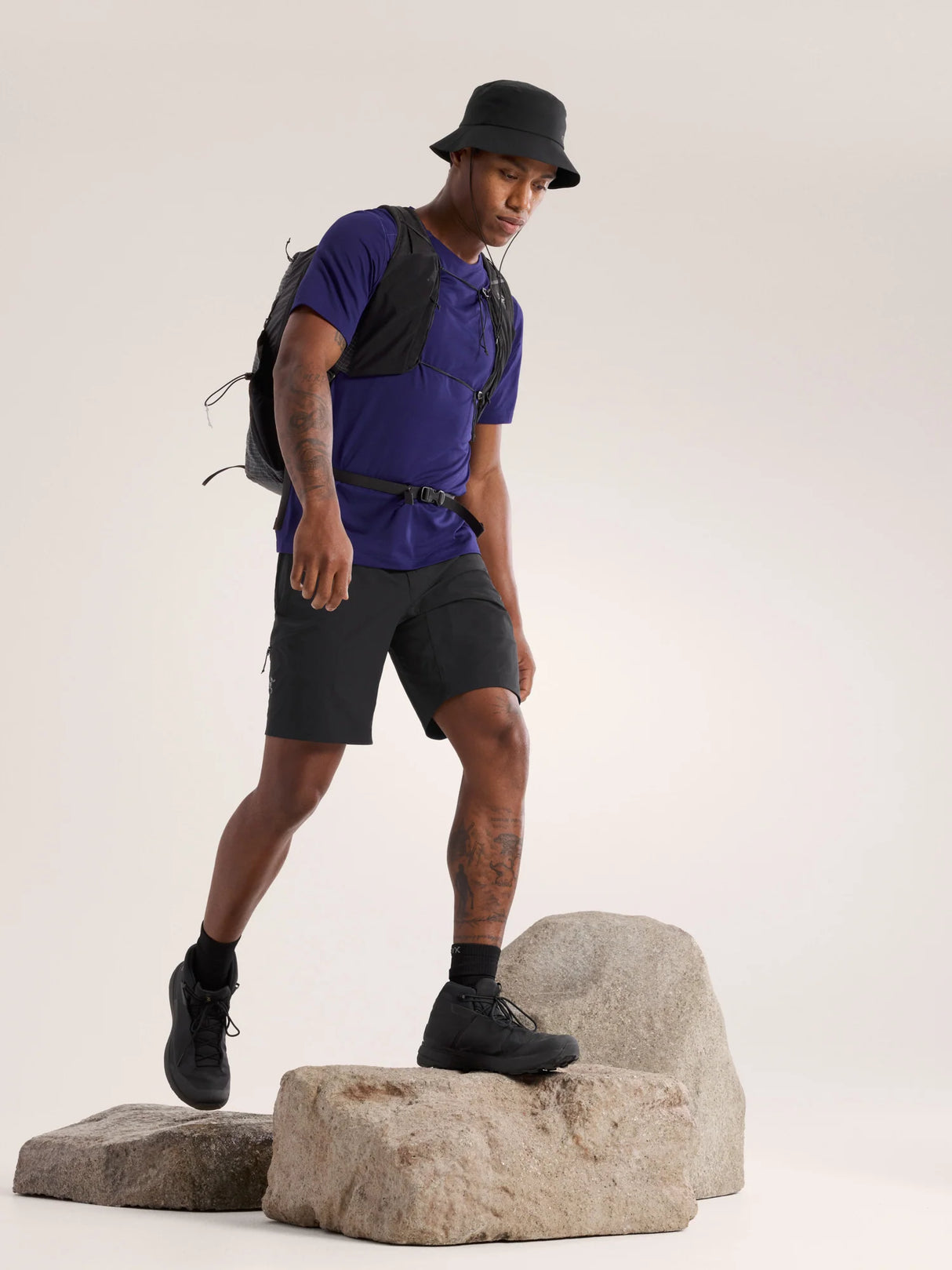 Arc'teryx Gamma SL Shorts 9" (Men's) - Black - Find Your Feet Australia Hobart Launceston Tasmania