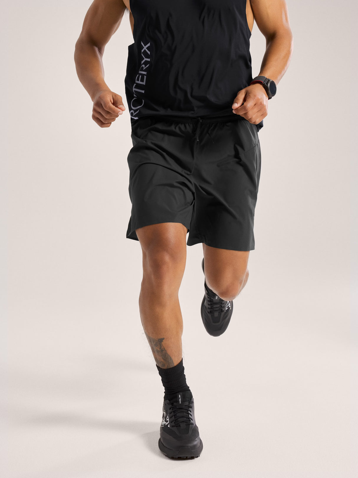 Arc'teryx Norvan Liner Shorts 7" (Men's) - Black - Find Your Feet Australia Hobart Launceston Tasmania