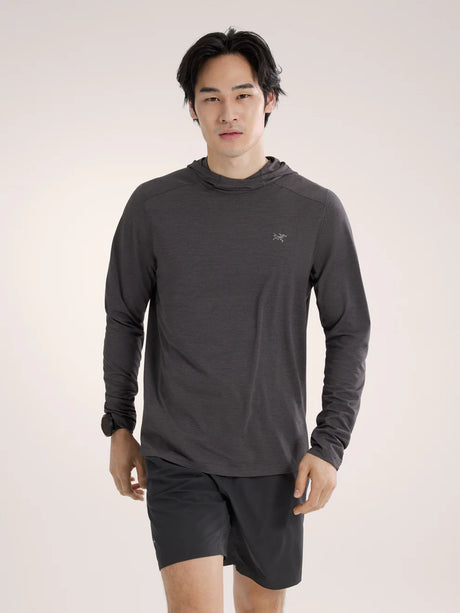 Arc'teryx Cormac Hoody (Men's) - Black Heather - Find Your Feet Australia Hobart Launceston Tasmania