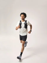 Arc'teryx Cormac Crew Neck Shirt Short Sleeve (Men's) - Arctic Silk Heather II - White