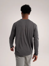 Arc'teryx Cormac Crew Neck Shirt LS (Men's) - Black Heather - Grey