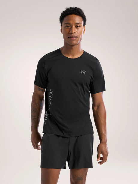 Arc'teryx Norvan Downword Logo Shirt Short Sleeve (Men's) - Black