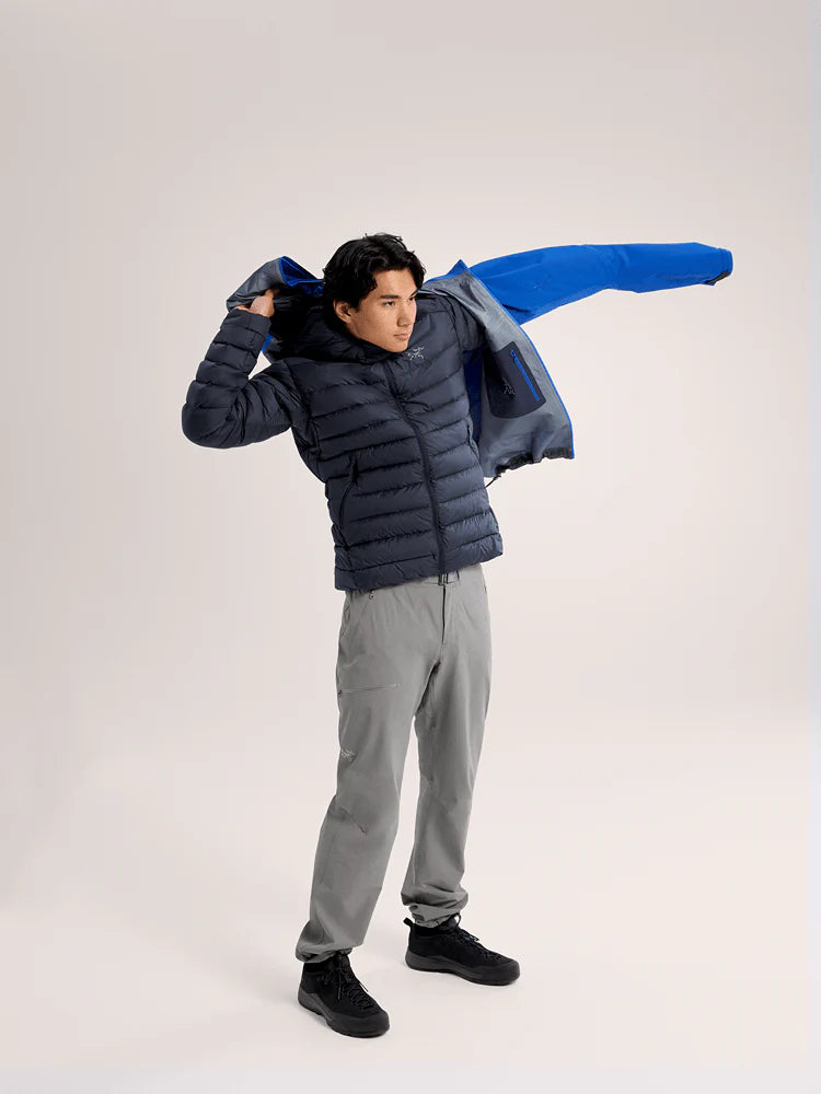 Arcteryx Cerium Hoody (Men's) - Black Sapphire - Find Your Feet Australia Hobart Launceston Tasmania