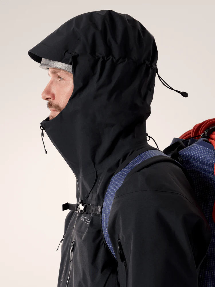 Arc'teryx Alpha SV Jacket (Men's) - Black - Find Your Feet Australia Hobart Launceston Tasmania
