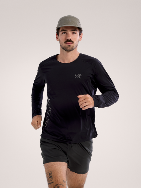 Arc'teryx Norvan Downword Logo Shirt Long Sleeve (Men's) - Black