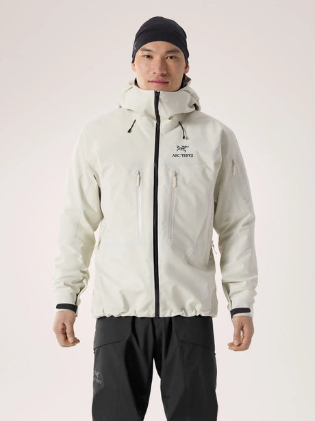 Arc'teryx Alpha SV GORE-TEX Jacket (Men's) - Sea Salt/Black