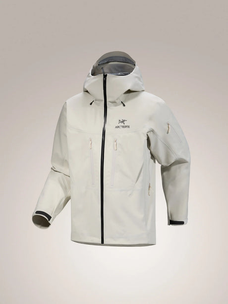 Arc'teryx Alpha SV GORE-TEX Jacket (Men's) - Sea Salt/Black