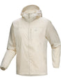Beige jacket with a hood on a white background - Arc'teryx Squamish Hoody (Men's) - Sea Salt