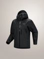 Black jacket with a hood on a light gray background - Arc'teryx Beta SV Jacket (Men's) - Black