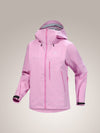 Pink jacket with a hood on a light gray background - Arc'teryx Beta SV Jacket (Women's) - Pineberry