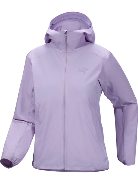 Purple jacket with a hood on a white background - Arc'teryx Gamma Lightweight Hoody (Women's) - Mallow