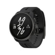 Black smartwatch with digital display on a white background - Suunto Race S Stainless Steel GPS Sports Watch - All Black