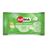Green package of SaltStick Energy Gummies with green apple flavor on a white background - SaltStick Energy Gummies - Green Apple - Single