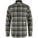 Fjällräven Singi Heavy Flannel Shirt (Men's) - Super Grey/Stone Blue