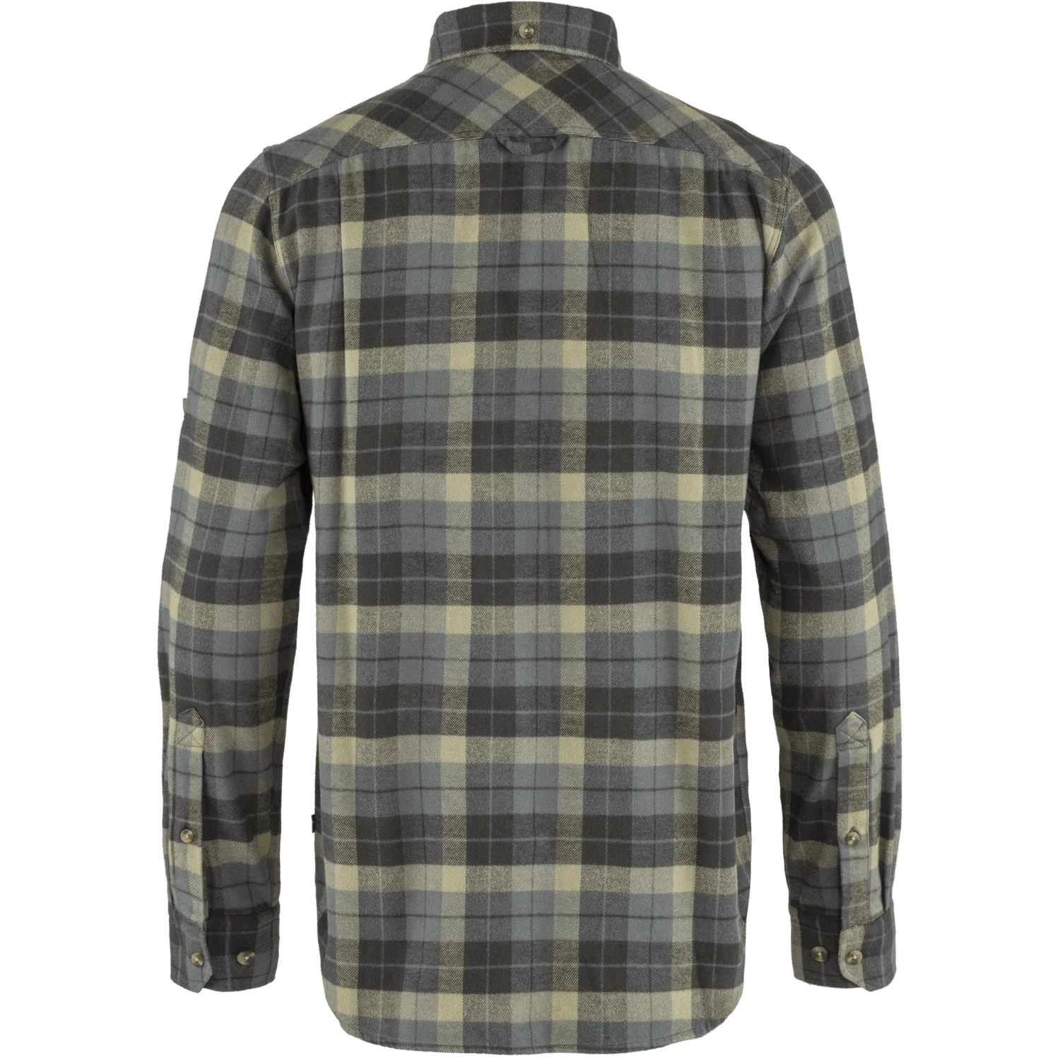 Fjällräven Singi Heavy Flannel Shirt (Men's) - Super Grey/Stone Blue