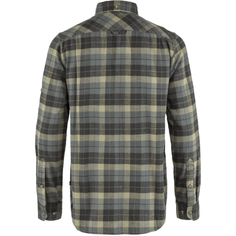 Fjällräven Singi Heavy Flannel Shirt (Men's) - Super Grey/Stone Blue
