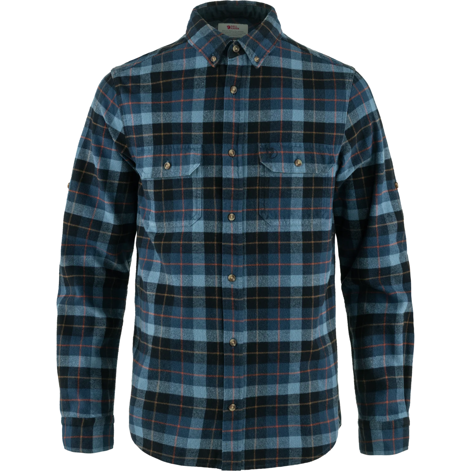 Fjällräven Singi Heavy Flannel Shirt (Men's) - Dark Navy/Indigo Blue