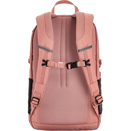 Pink backpack with straps on a white background - Fjällräven Skule 20 Backpack - Dusty Rose