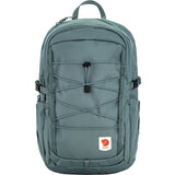 Teal backpack with a visible brand logo on a white background - Fjällräven Skule 20 Backpack - Nimbus Blue