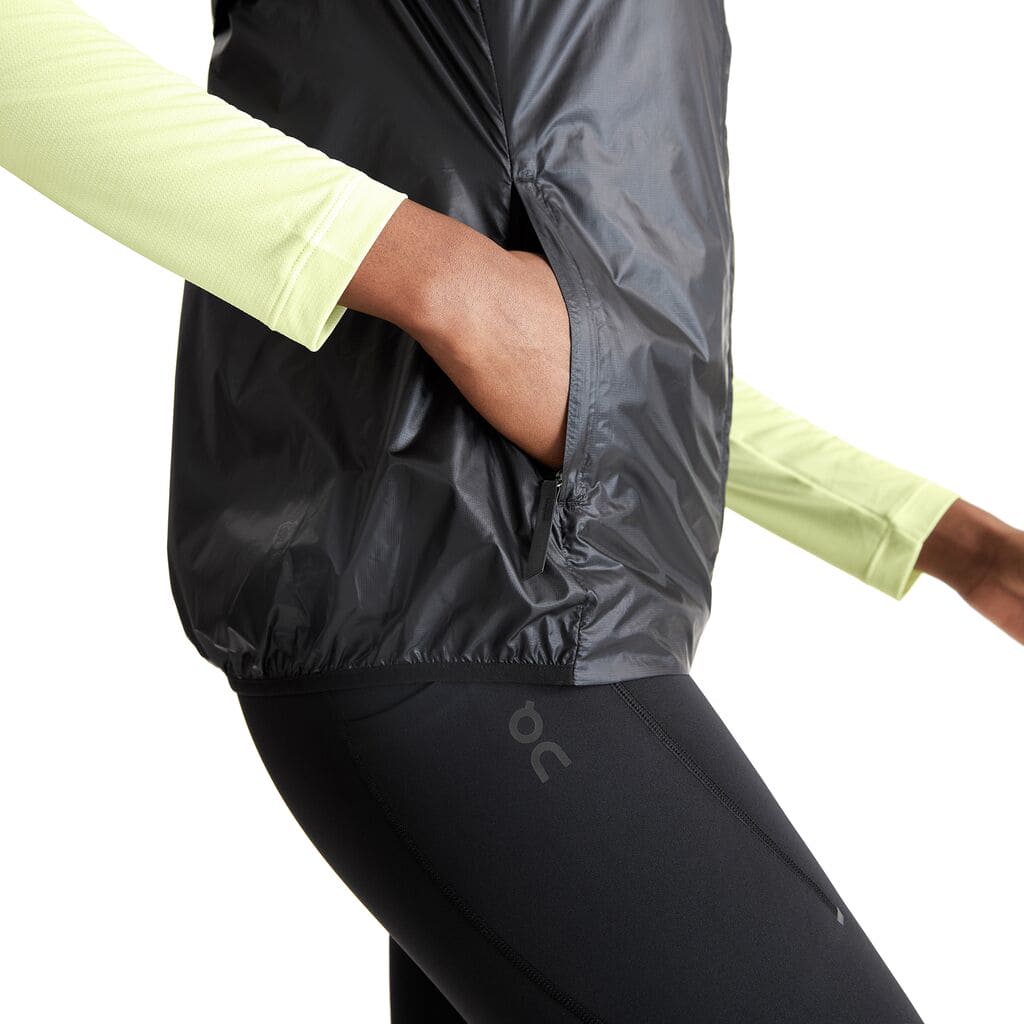 On Weather Vest (Women's) - Black - Find Your Feet Australia Hobart Launceston Tasmania