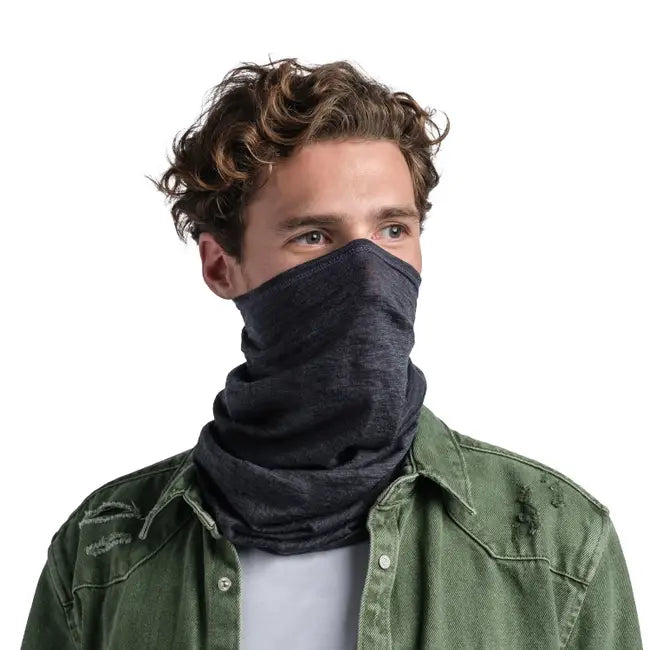 BUFF® Multifunctional Neckwear - Merino Lightweight - Solid Grey - Find Your Feet Australia Hobart Launceston Tasmania