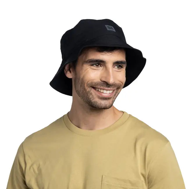 BUFF® Adventure Bucket Hat - Solid Black - Find Your Feet Australia Hobart Launceston Tasmania