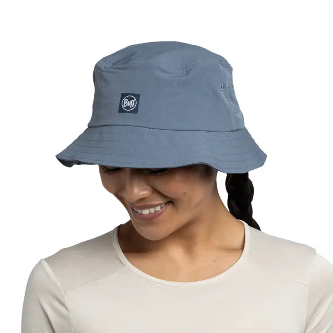 BUFF® Adventure Bucket Hat - Solid Stone Blue - Find Your Feet Australia Hobart Launceston Tasmania