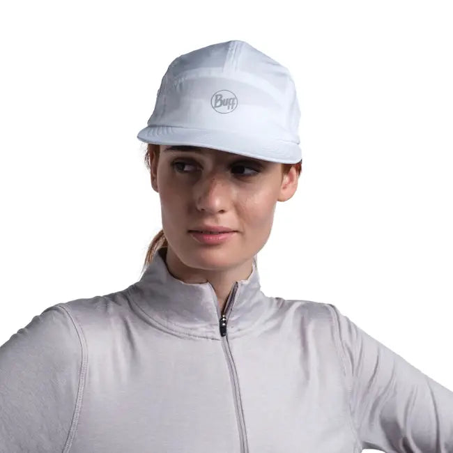 BUFF® 5 Panel Go Cap - Solid White - Find Your Feet Australia Hobart Launceston Tasmania