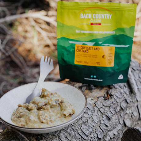 Back Country Cuisine Desserts - Sticky Date Pudding - Sticky Date And Custard