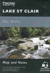 Tasmap National Park, Walk & Recreational Maps & Notes - Lake St Clair - Find Your Feet Australia Hobart Launceston Tasmania
