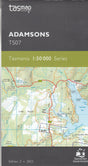 Tasmap 1:50000 Topographic/Cadastral Maps TasMap